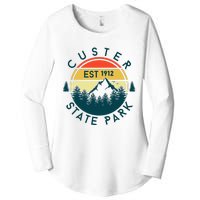 Custer State Park Women's Perfect Tri Tunic Long Sleeve Shirt