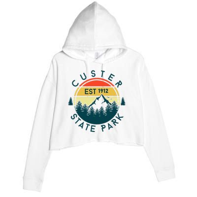 Custer State Park Crop Fleece Hoodie