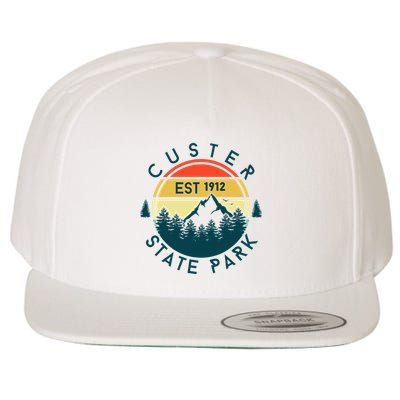 Custer State Park Wool Snapback Cap