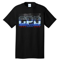 Chicago Skyline Police Vintage Cpd Tall T-Shirt