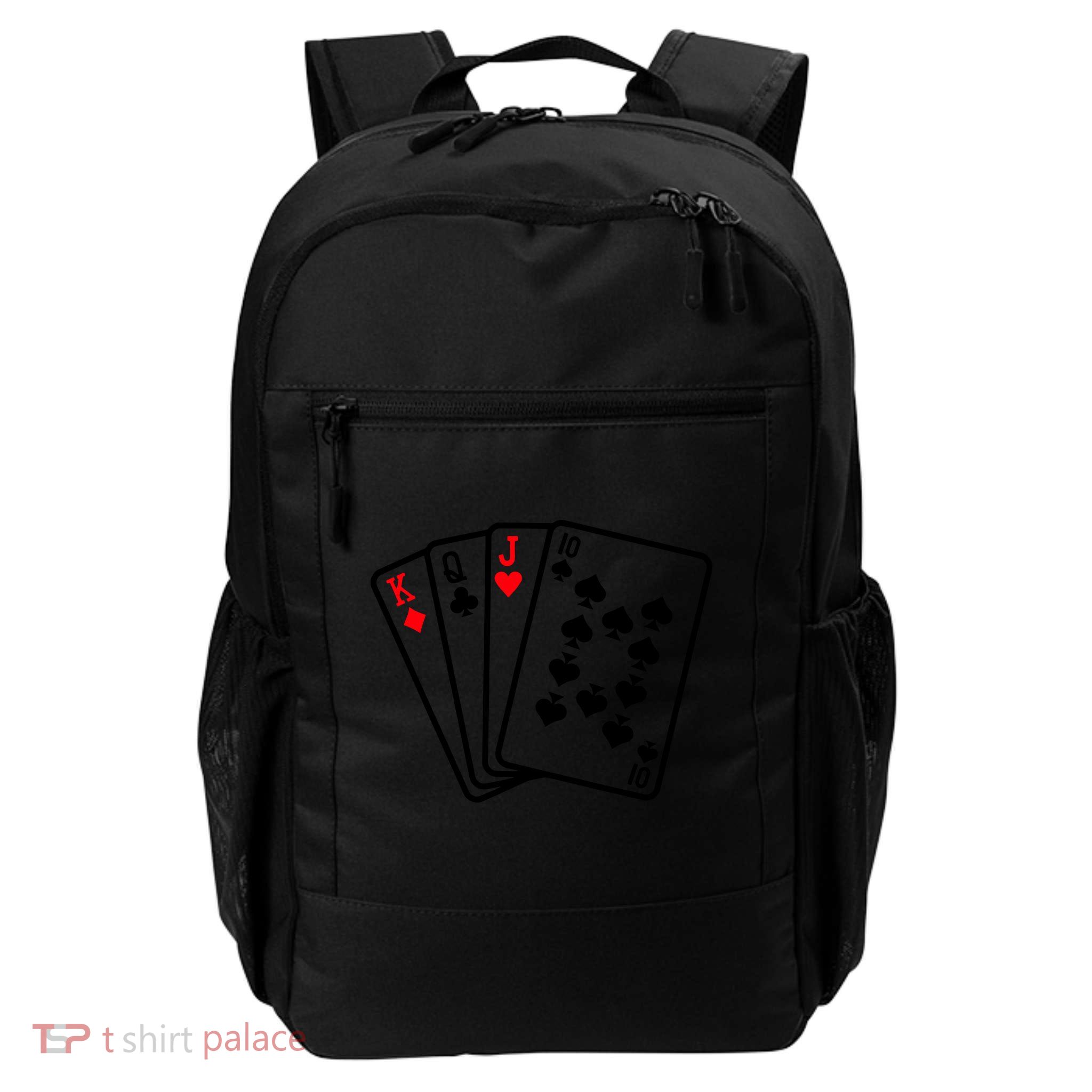 Cool Style Playing Cards Daily Commute Backpack