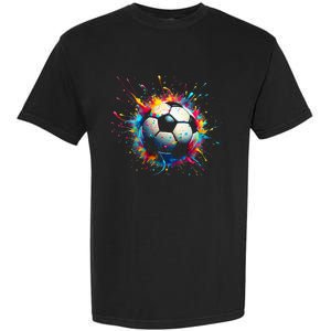 Cool Soccer Player Sport Garment-Dyed Heavyweight T-Shirt