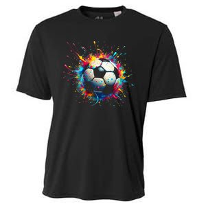 Cool Soccer Player Sport Cooling Performance Crew T-Shirt