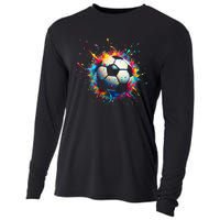 Cool Soccer Player Sport Cooling Performance Long Sleeve Crew