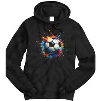 Cool Soccer Player Sport Tie Dye Hoodie