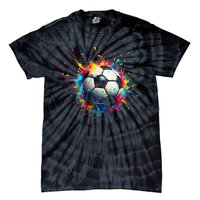 Cool Soccer Player Sport Tie-Dye T-Shirt