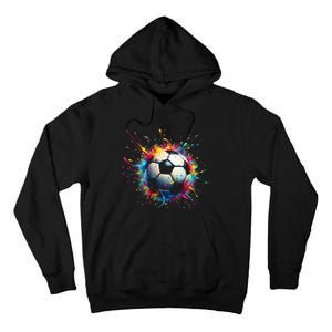 Cool Soccer Player Sport Tall Hoodie