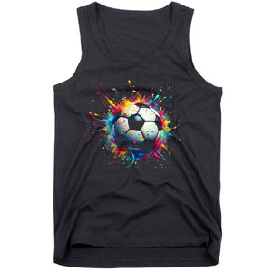 Cool Soccer Player Sport Tank Top