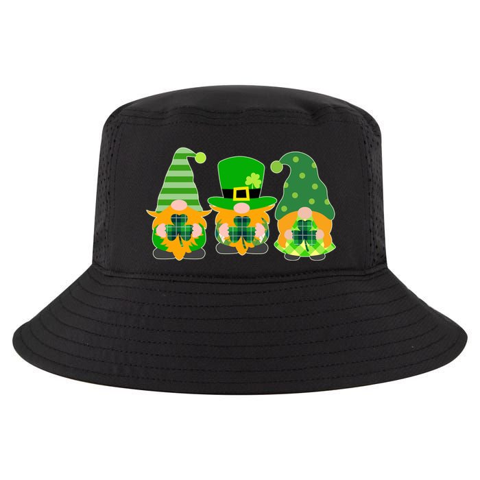 Cute St Patrick's Day Shamrock Gnomes Multi Patterns Cool Comfort Performance Bucket Hat