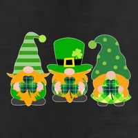 Cute St Patrick's Day Shamrock Gnomes Multi Patterns 7 Panel Mesh Trucker Snapback Hat