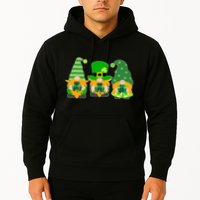 Cute St Patrick's Day Shamrock Gnomes Multi Patterns Hoodie