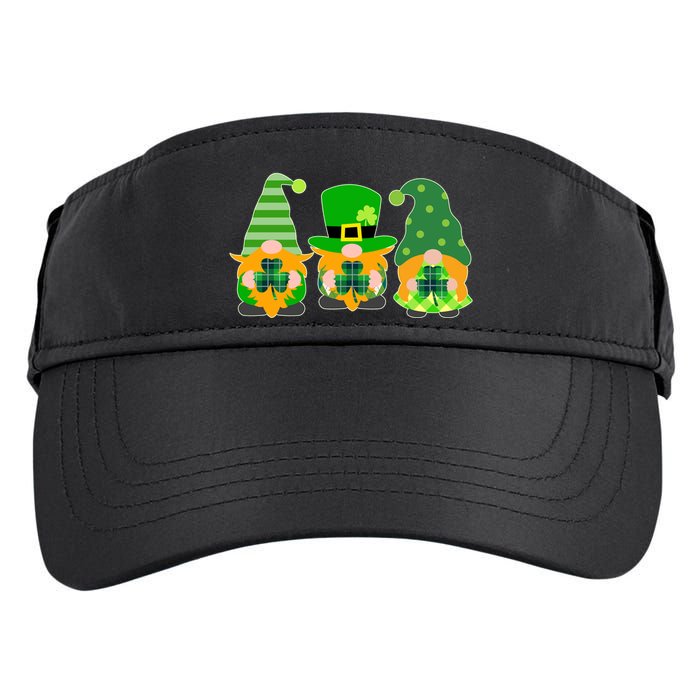 Cute St Patrick's Day Shamrock Gnomes Multi Patterns Adult Drive Performance Visor