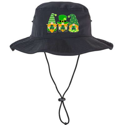 Cute St Patrick's Day Shamrock Gnomes Multi Patterns Bucket Hat