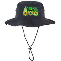 Cute St Patrick's Day Shamrock Gnomes Multi Patterns Bucket Hat