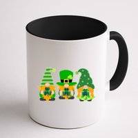 Cute St Patrick's Day Shamrock Gnomes Multi Patterns Mug