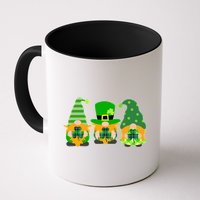 Cute St Patrick's Day Shamrock Gnomes Multi Patterns Mug
