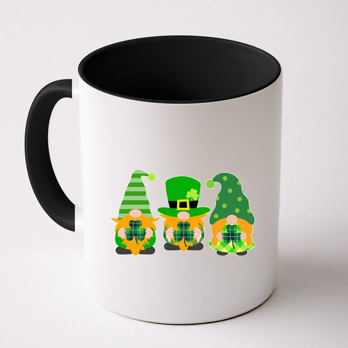 Cute St Patrick's Day Shamrock Gnomes Multi Patterns Mug