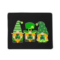 Cute St Patrick's Day Shamrock Gnomes Multi Patterns Mousepad