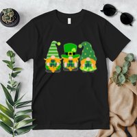 Cute St Patrick's Day Shamrock Gnomes Multi Patterns Premium T-Shirt