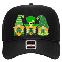 Cute St Patrick's Day Shamrock Gnomes Multi Patterns Trucker Hat