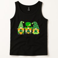 Cute St Patrick's Day Shamrock Gnomes Multi Patterns Tank Top