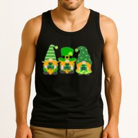 Cute St Patrick's Day Shamrock Gnomes Multi Patterns Tank Top