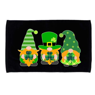 Cute St Patrick's Day Shamrock Gnomes Multi Patterns Microfiber Hand Towel