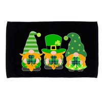 Cute St Patrick's Day Shamrock Gnomes Multi Patterns Microfiber Hand Towel