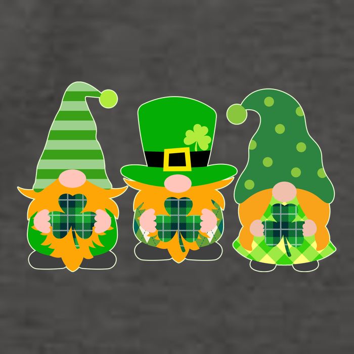 Cute St Patrick's Day Shamrock Gnomes Multi Patterns Vector Backpack