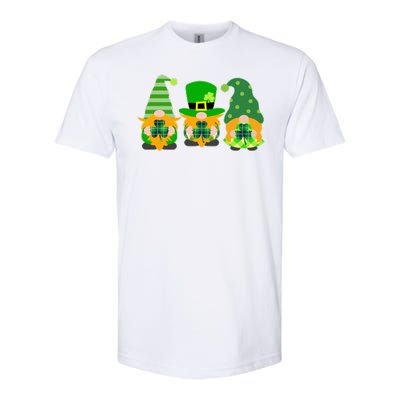 Cute St Patrick's Day Shamrock Gnomes Multi Patterns Softstyle® CVC T-Shirt