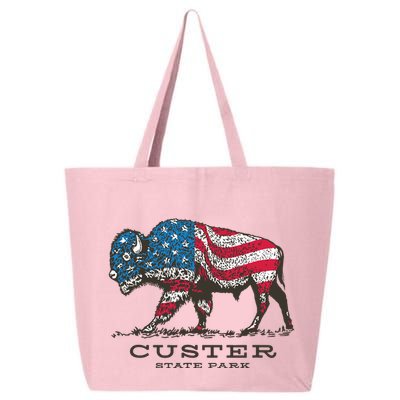 Custer State Park South Dakota Buffalo Roundup Patriotic 25L Jumbo Tote