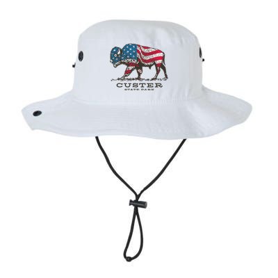 Custer State Park South Dakota Buffalo Roundup Patriotic Legacy Cool Fit Booney Bucket Hat