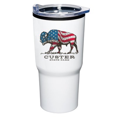 Custer State Park South Dakota Buffalo Roundup Patriotic Tumbler