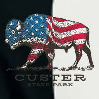 Custer State Park South Dakota Buffalo Roundup Patriotic Infant Baby Jersey Bodysuit