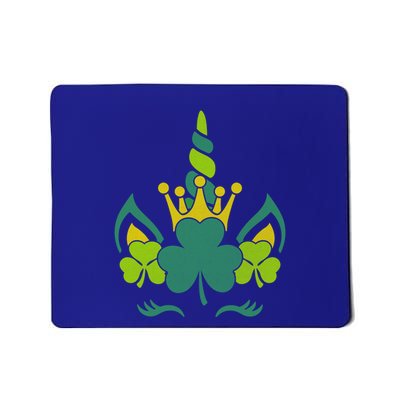 Cute St PatrickS Day Unicorn Shamrock Gift Mousepad
