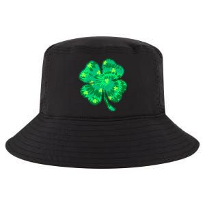 Cute St Patricks Day Tie Dye Shamrock Clover Cool Comfort Performance Bucket Hat