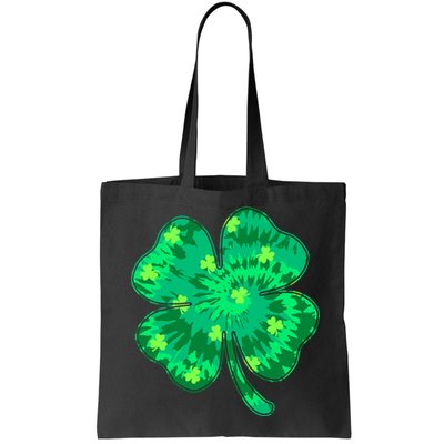 Cute St Patricks Day Tie Dye Shamrock Clover Bag
