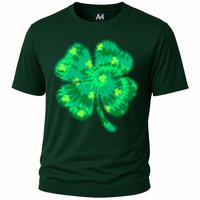 Cute St Patricks Day Tie Dye Shamrock Clover Performance Shirt