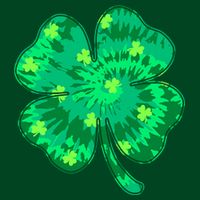 Cute St Patricks Day Tie Dye Shamrock Clover Performance Shirt