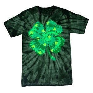 Cute St Patricks Day Tie Dye Shamrock Clover Tie-Dye T-Shirt