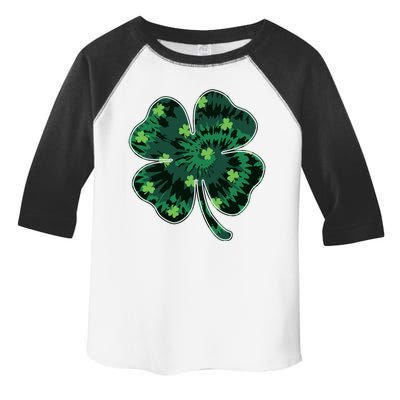 Cute St Patricks Day Tie Dye Shamrock Clover Toddler Fine Jersey T-Shirt