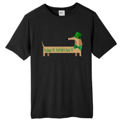 Cute Saint Patrick's Dachshund Doxie Wiener Dog Lover Tall Fusion ChromaSoft Performance T-Shirt