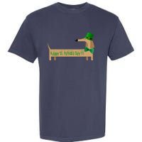 Cute Saint Patrick's Dachshund Doxie Wiener Dog Lover Garment-Dyed Heavyweight T-Shirt