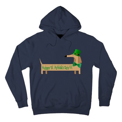 Cute Saint Patrick's Dachshund Doxie Wiener Dog Lover Hoodie