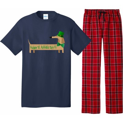 Cute Saint Patrick's Dachshund Doxie Wiener Dog Lover Pajama Set