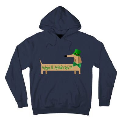 Cute Saint Patrick's Dachshund Doxie Wiener Dog Lover Tall Hoodie