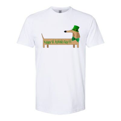 Cute Saint Patrick's Dachshund Doxie Wiener Dog Lover Softstyle CVC T-Shirt