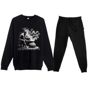 Clay Sculpture Potter Ceramicist Premium Crewneck Sweatsuit Set