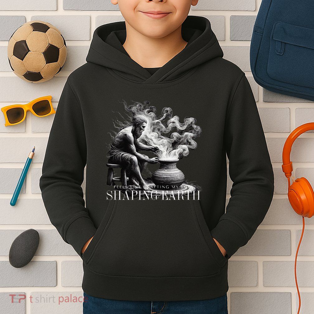 Clay Sculpture Potter Ceramicist Kids Hoodie