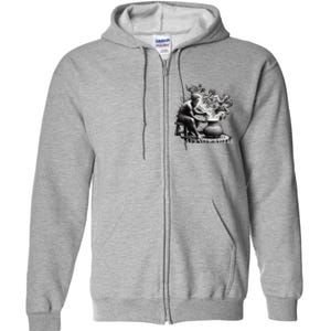 Clay Sculpture Potter Ceramicist Full Zip Hoodie